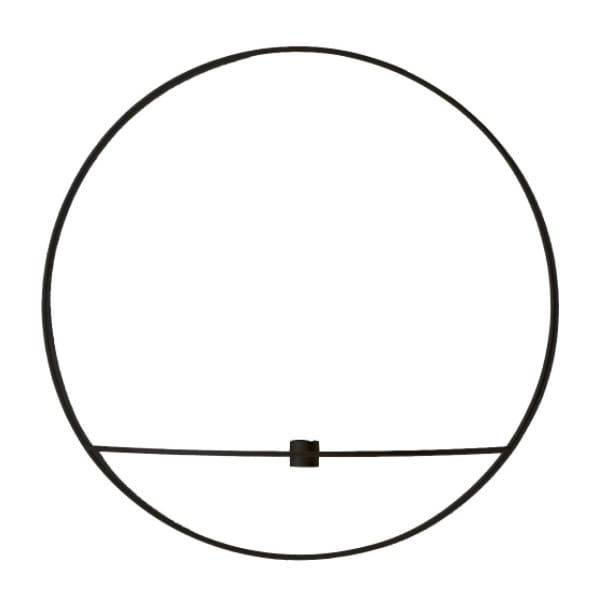 POV cirkel large væglysestage - sort - Audo Copenhagen