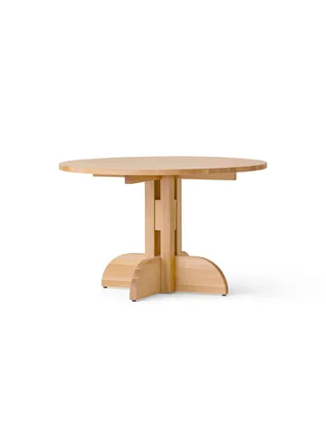 Puffin Dining Table spisebord Oak Solid Natural - Natur eg, Ø120 cm - Audo Copenhagen