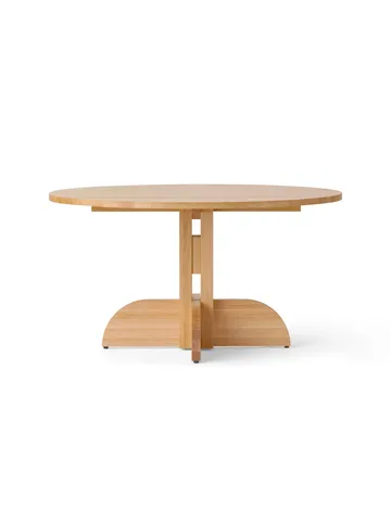 Puffin Dining Table spisebord Oak Solid Natural - Natur eg, Ø140 cm - Audo Copenhagen