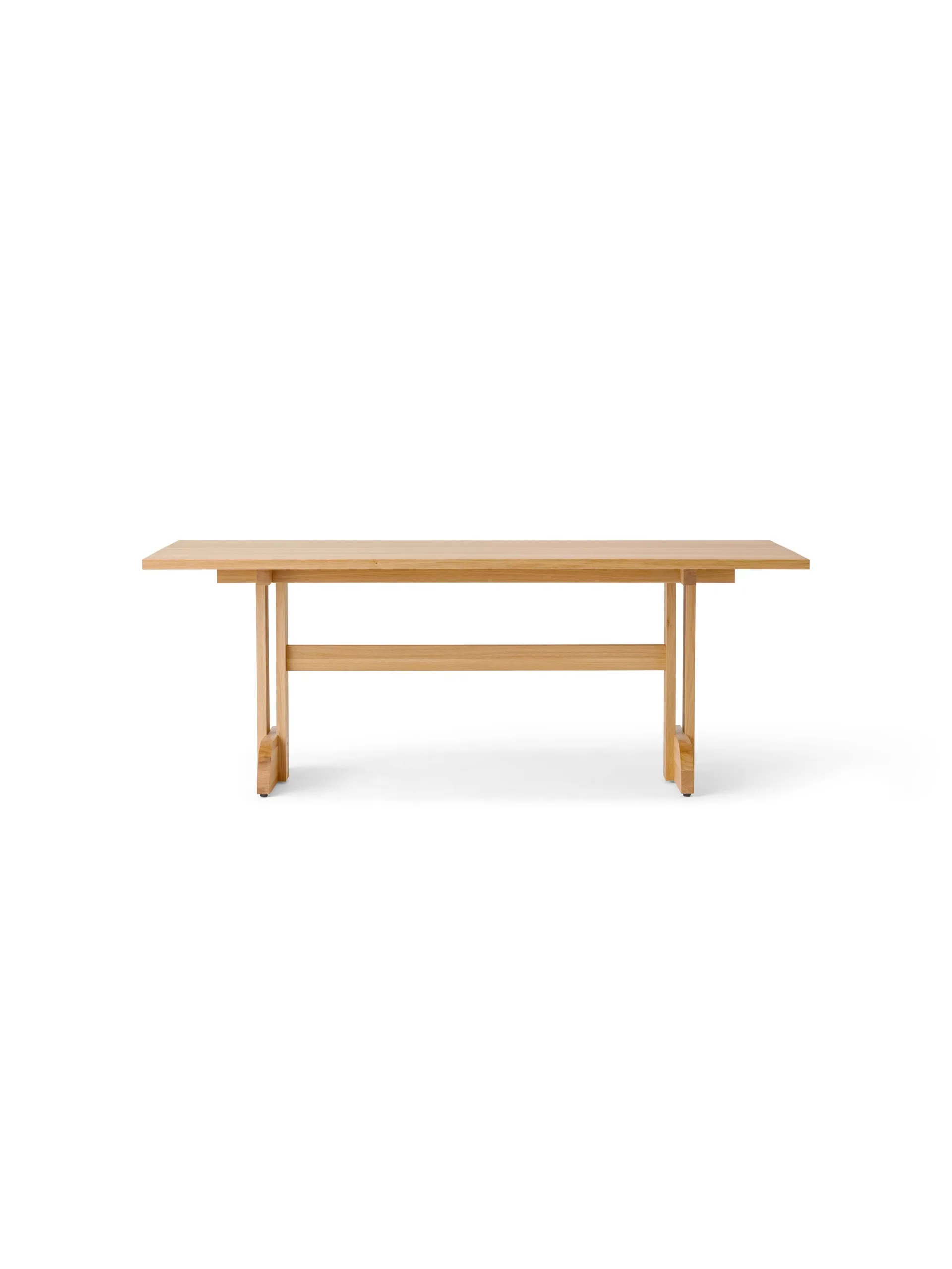 Puffin Dining Table spisebord Oak Solid Natural, Natur eg, 200x95 cm Audo Copenhagen