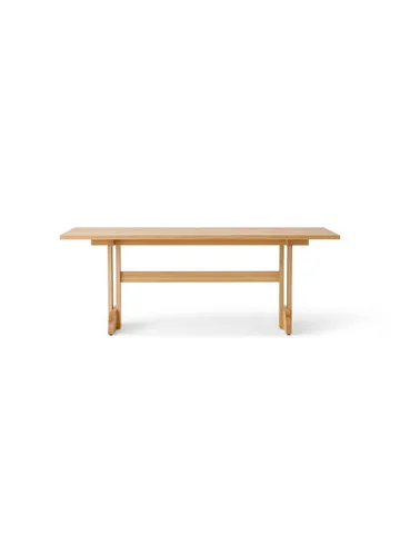 Puffin Dining Table spisebord Oak Solid Natural - Natur eg, 200x95 cm - Audo Copenhagen