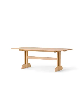 Puffin Dining Table spisebord Oak Solid Natural - Natur eg, 200x95 cm - Audo Copenhagen