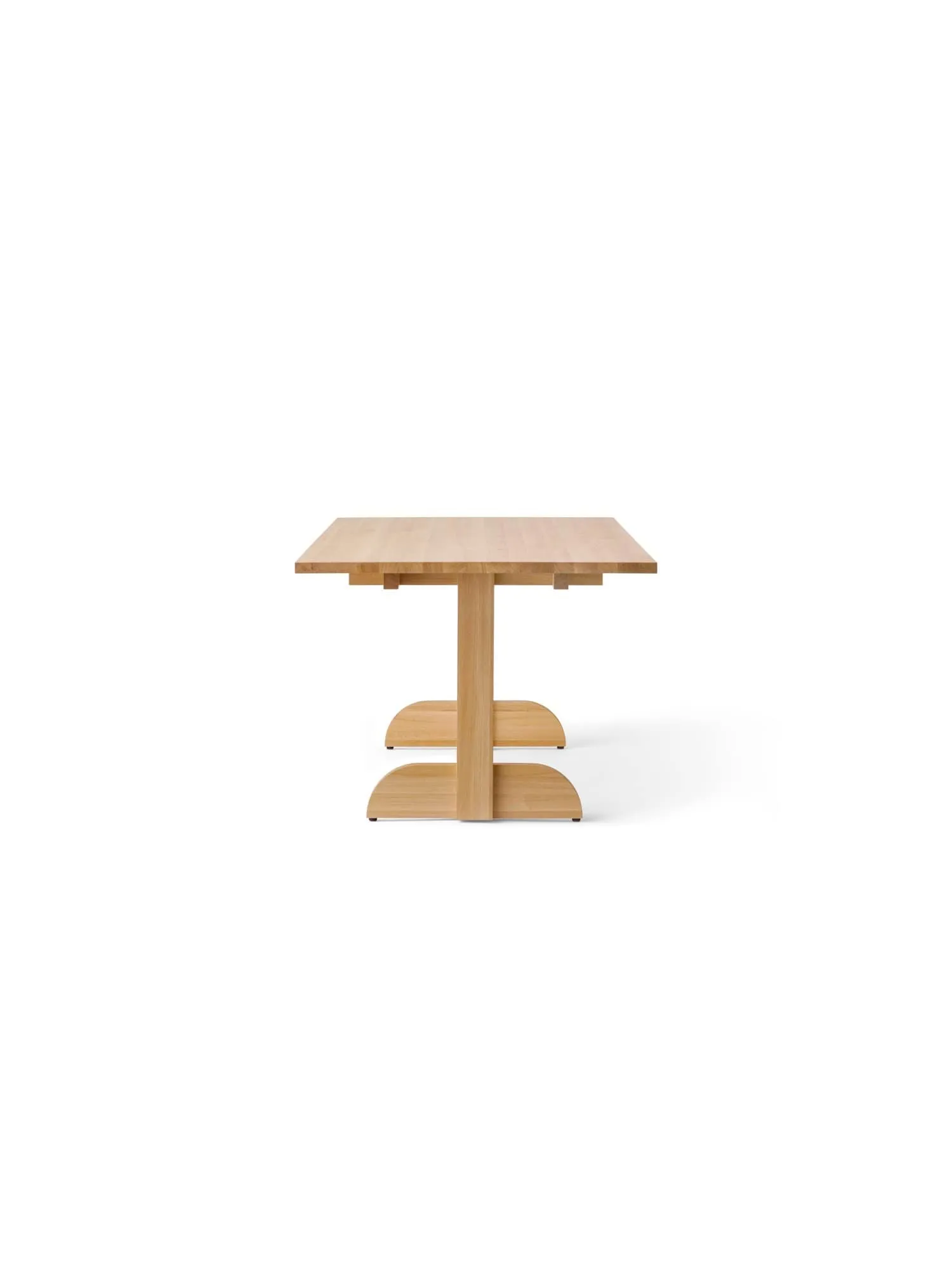 Puffin Dining Table spisebord Oak Solid Natural, Natur eg, 200x95 cm Audo Copenhagen