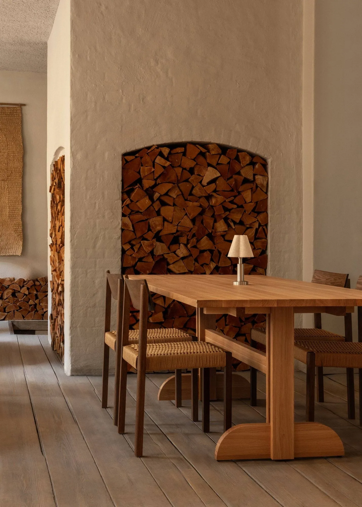 Puffin Dining Table spisebord Oak Solid Natural, Natur eg, 200x95 cm Audo Copenhagen