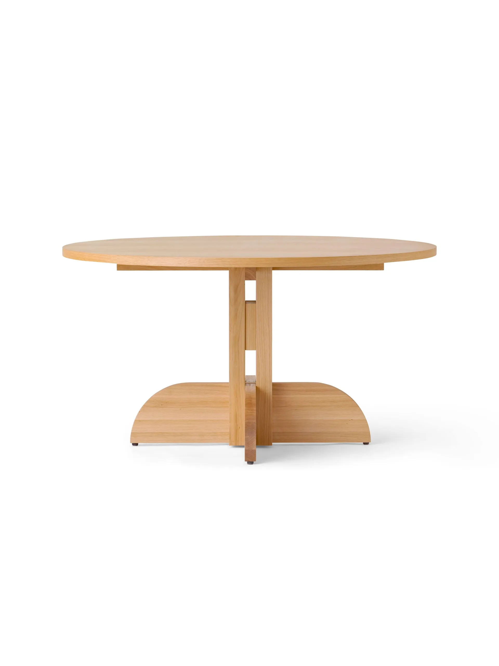 Puffin Dining Table spisebord Oak Veneer Natural, Natur egfiner, Ø140 cm Audo Copenhagen