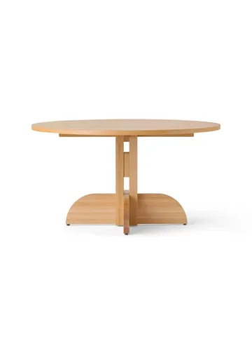 Puffin Dining Table spisebord Oak Veneer Natural - Natur egfiner, Ø140 cm - Audo Copenhagen