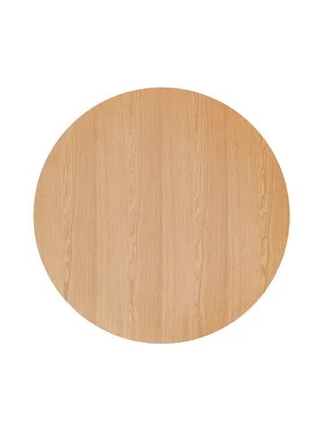 Puffin Dining Table spisebord Oak Veneer Natural - Natur egfiner, Ø140 cm - Audo Copenhagen