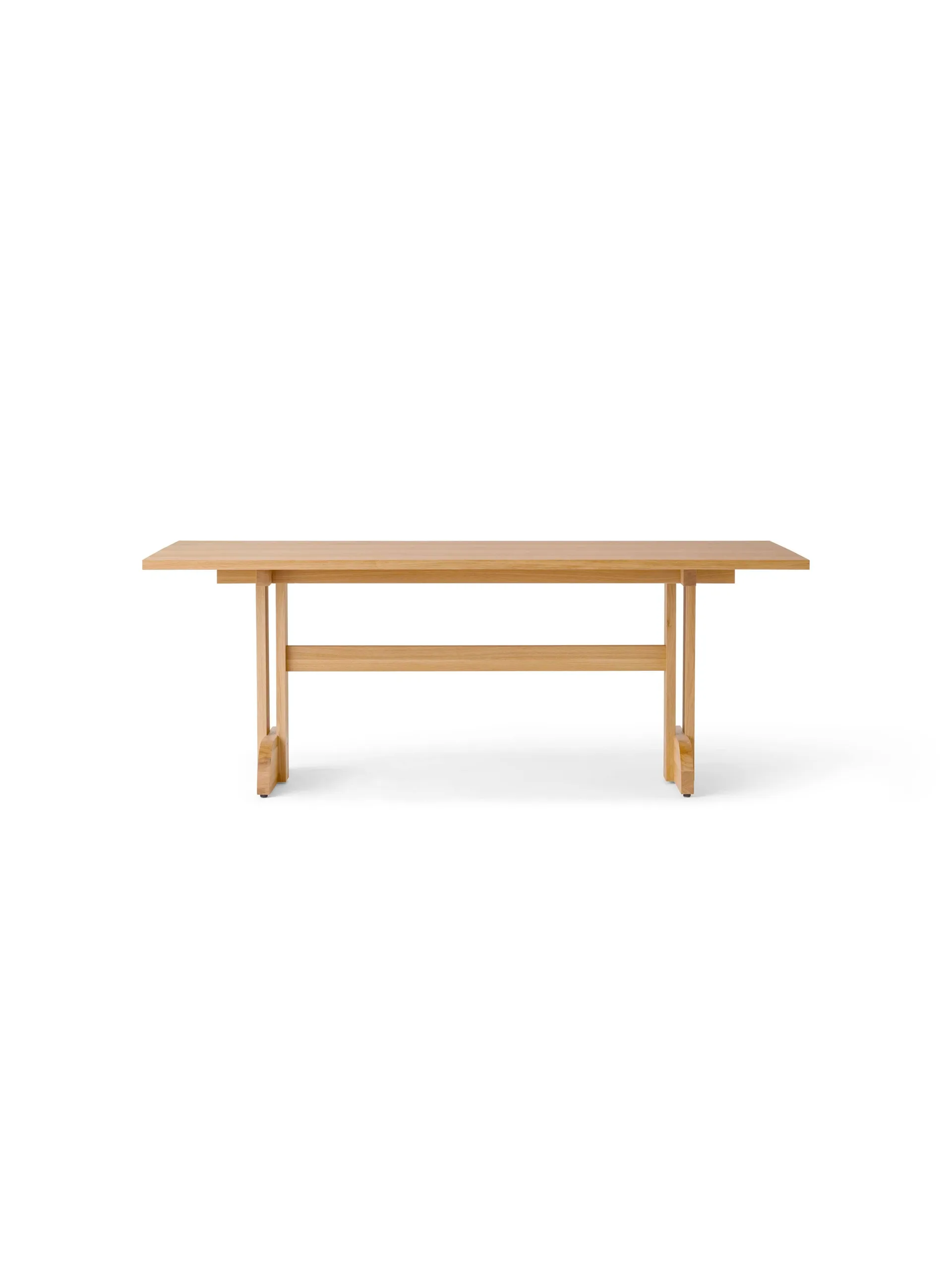 Puffin Dining Table spisebord Oak Veneer Natural, Natur egfiner, 200x95 cm Audo Copenhagen