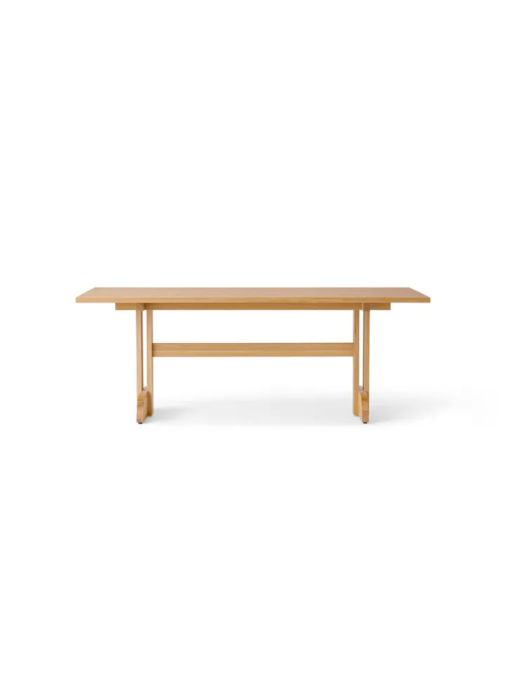 Puffin Dining Table spisebord Oak Veneer Natural - Natur egfiner, 200x95 cm - Audo Copenhagen