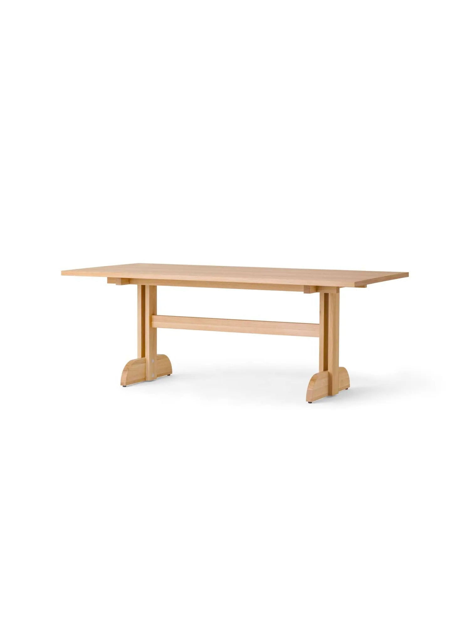 Puffin Dining Table spisebord Oak Veneer Natural, Natur egfiner, 200x95 cm Audo Copenhagen