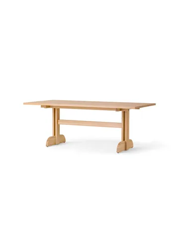 Puffin Dining Table spisebord Oak Veneer Natural - Natur egfiner, 200x95 cm - Audo Copenhagen