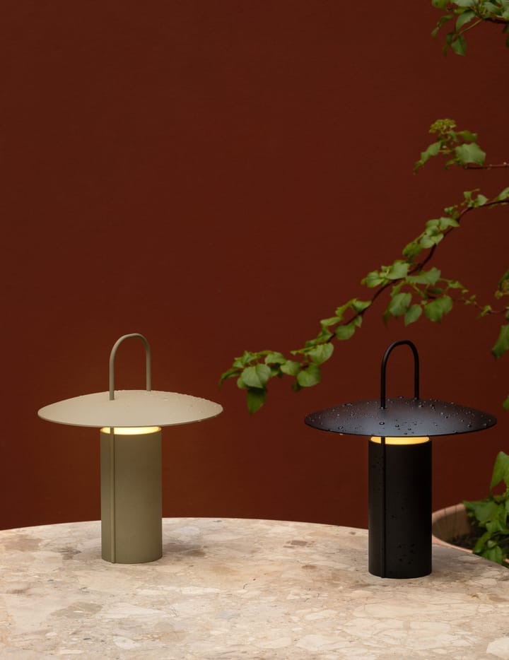 RAY bærbar bordlampe, Dusty Green Audo Copenhagen