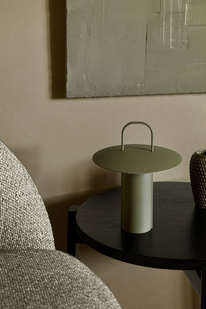 RAY bærbar bordlampe, Dusty Green Audo Copenhagen