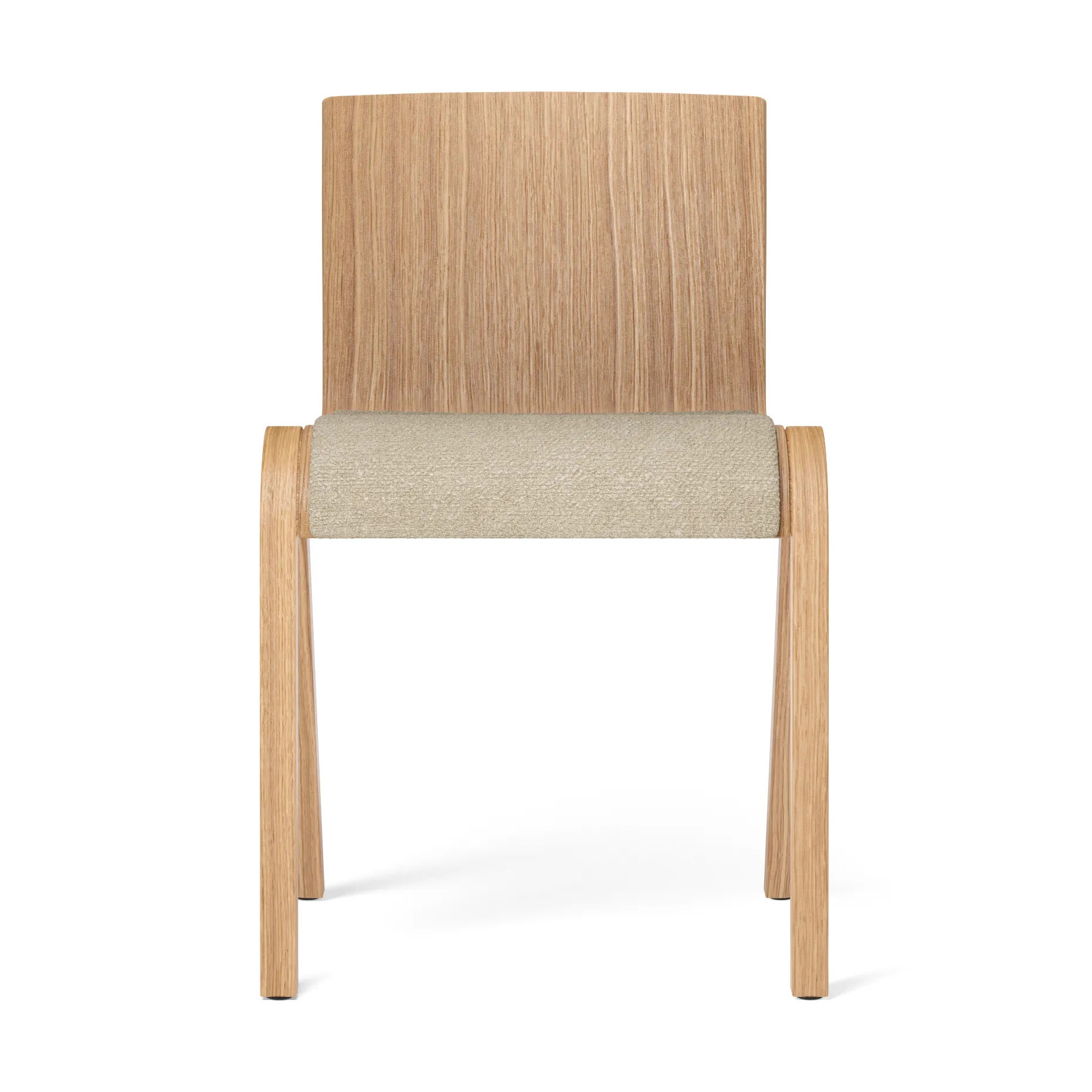 Ready stol beklædt sæde, Natural oak-Audo Bouclé 02 Audo Copenhagen