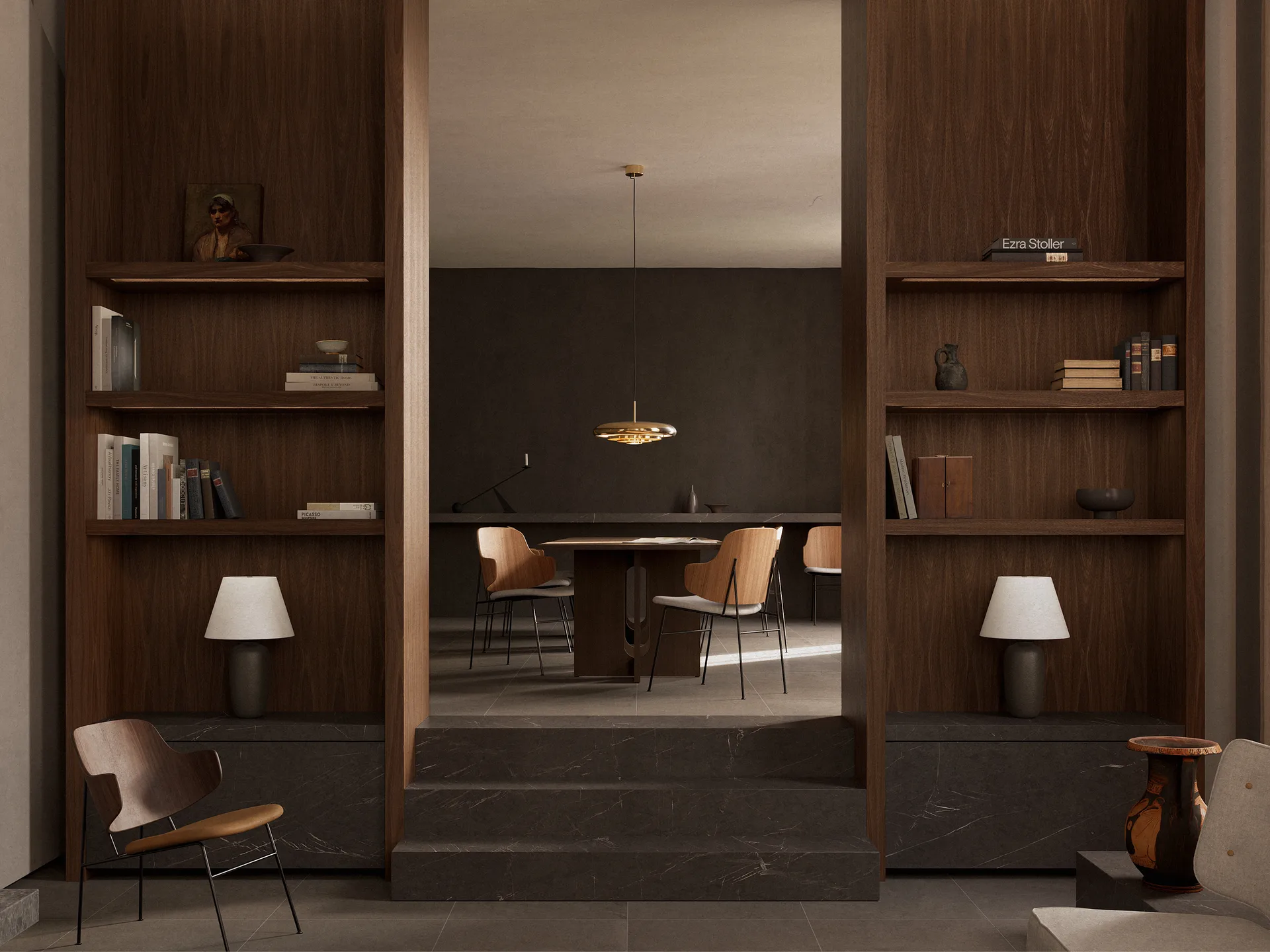 Resonant pendel Ø53 cm, Messing Audo Copenhagen