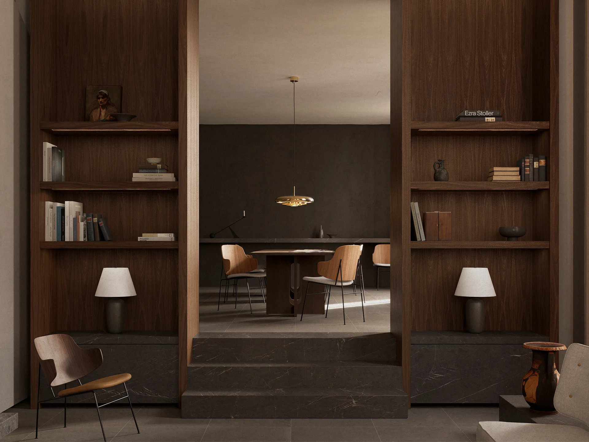 Resonant pendel Ø53 cm, Messing Audo Copenhagen