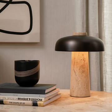 Reverse bordlampe - Travertin/Bronze/Messing - Audo Copenhagen