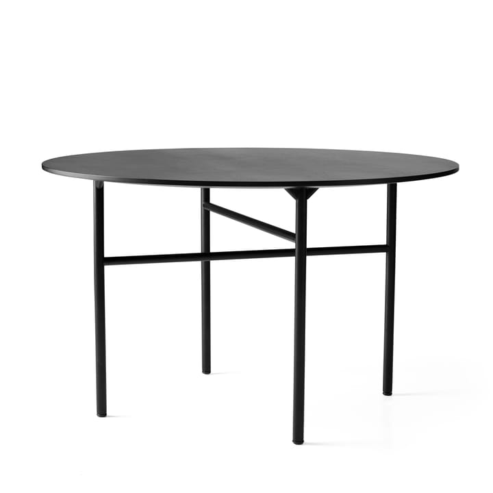 Snaregade bord rundt - sort, Ø120 cm - Audo Copenhagen