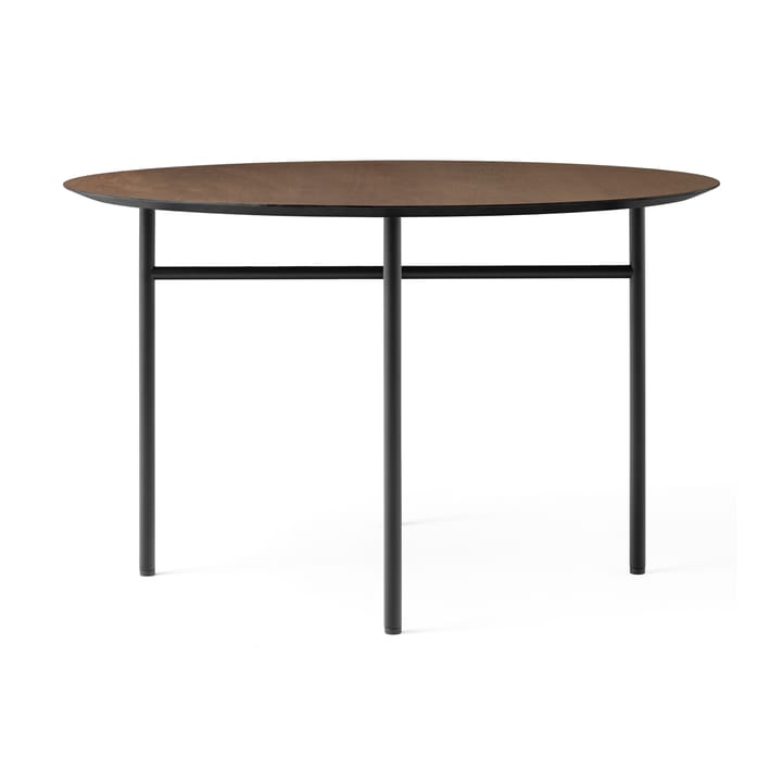 Snaregade bord rundt - Sort/Mørkbejdset eg, Ø120 cm - Audo Copenhagen