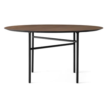 Snaregade bord rundt - Sort/Mørkbejdset eg, Ø138 cm - Audo Copenhagen
