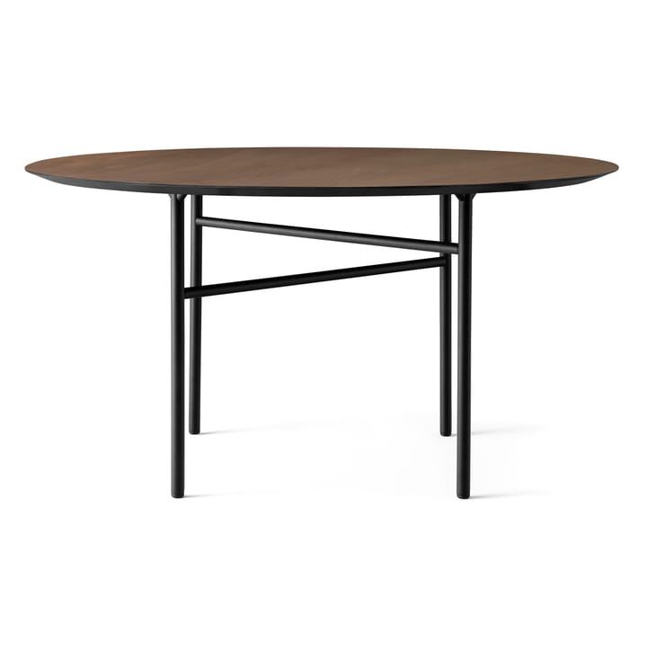 Snaregade bord rundt - Sort/Mørkbejdset eg, Ø138 cm - Audo Copenhagen