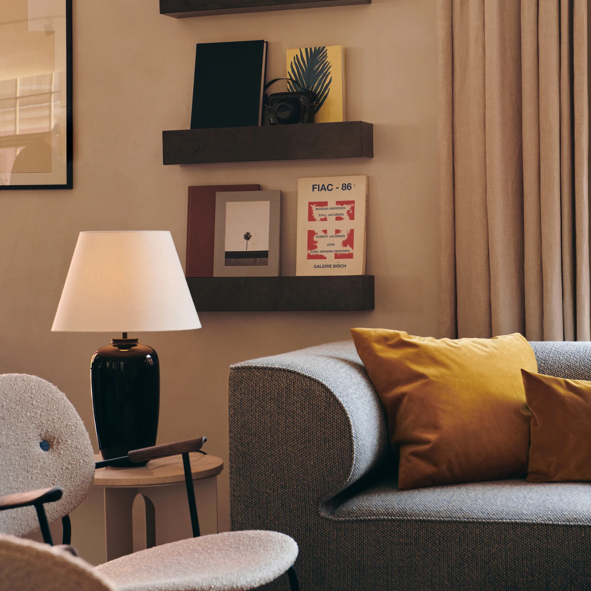 Torso bordlampe 57 cm, Sort Audo Copenhagen