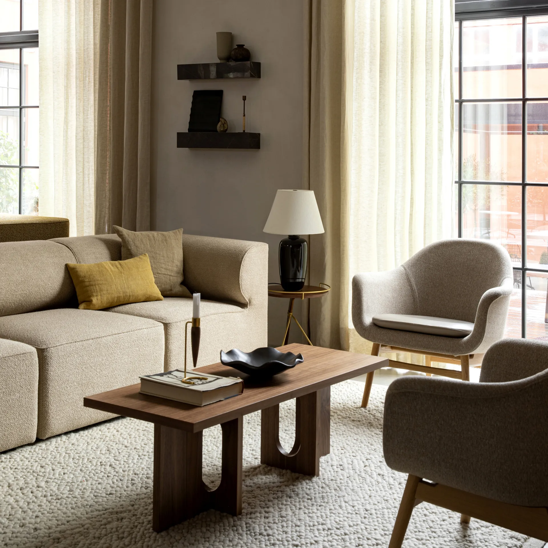 Torso bordlampe 57 cm, Sort Audo Copenhagen