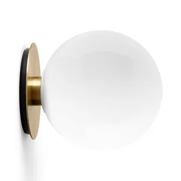 TR bord-/væglampe messing - Blankt opalglas - Audo Copenhagen