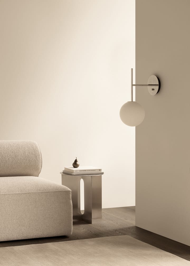 TR Bulb Suspended væglampe, Polished steel Audo Copenhagen