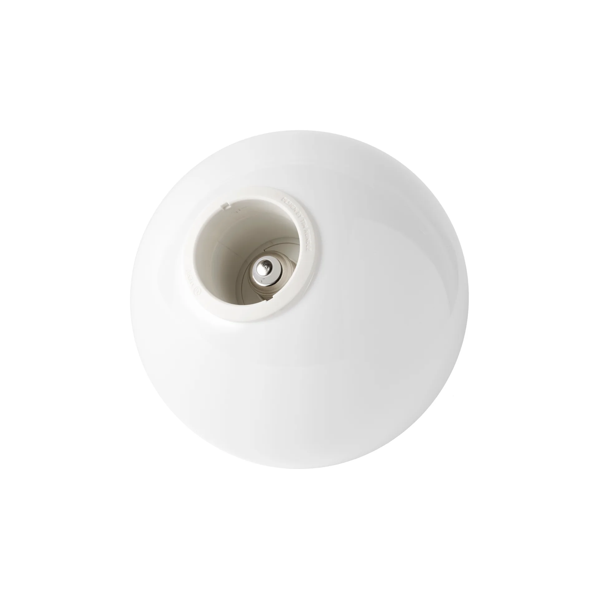 TR lampeskærm opalglas, Blank Audo Copenhagen