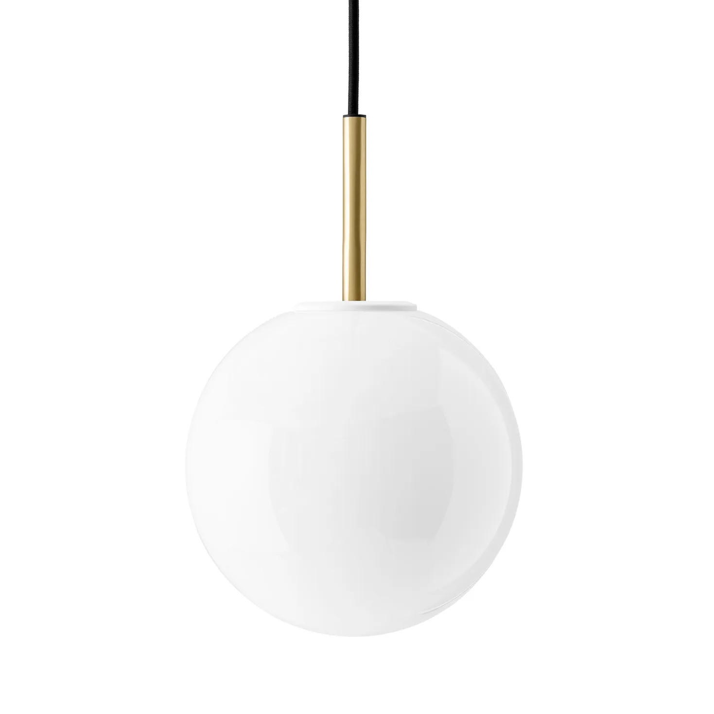TR loftslampe messing, Blankt opalglas Audo Copenhagen