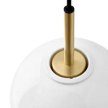 TR loftslampe messing - Blankt opalglas - Audo Copenhagen