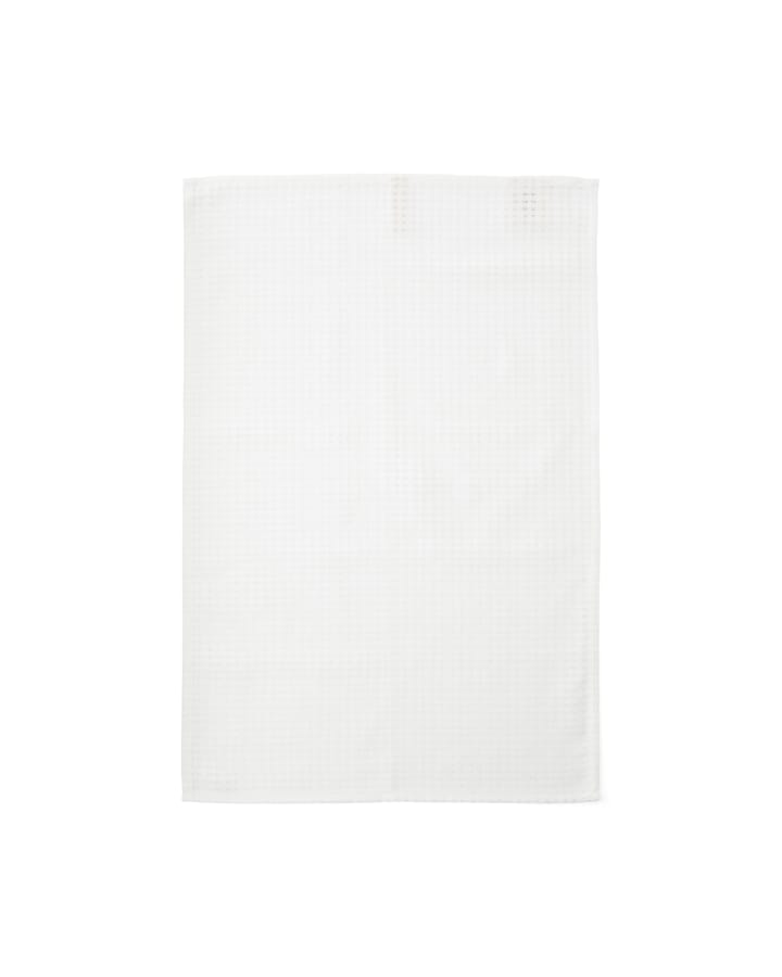 Troides viskestykke 40x67 cm 2-pak - Burnt sienna/White - Audo Copenhagen