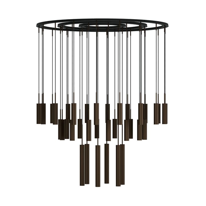 Tubulaire lysekrone 38 - Anodized bronzed - Audo Copenhagen