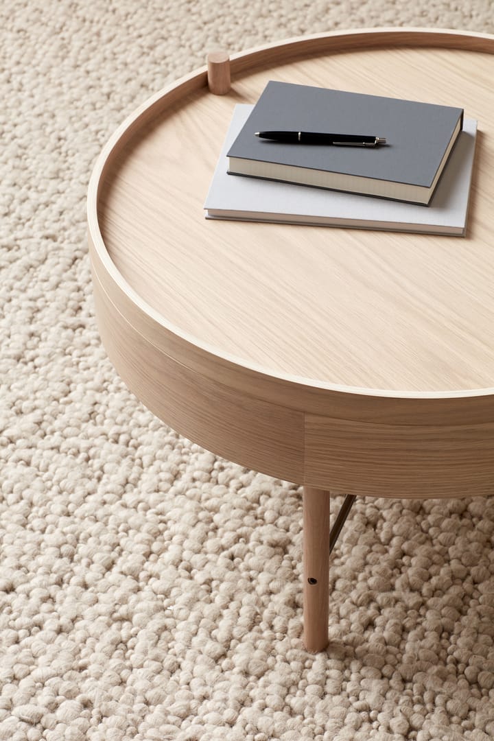 Turning bord, naturlik eg-krom Audo Copenhagen