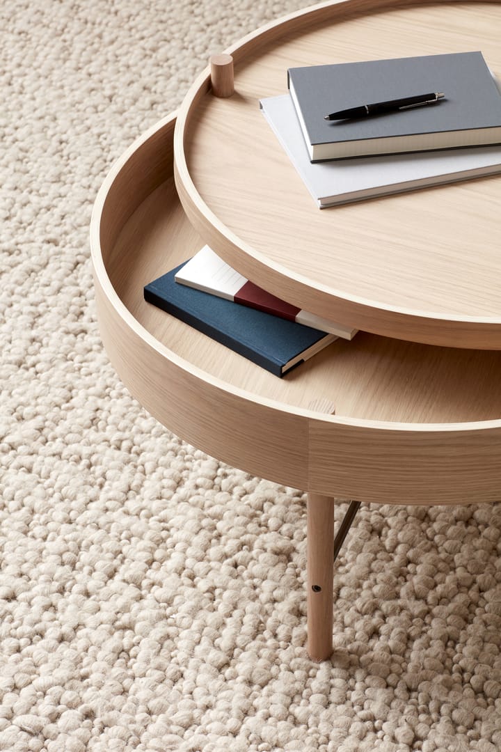 Turning bord, naturlik eg-krom Audo Copenhagen