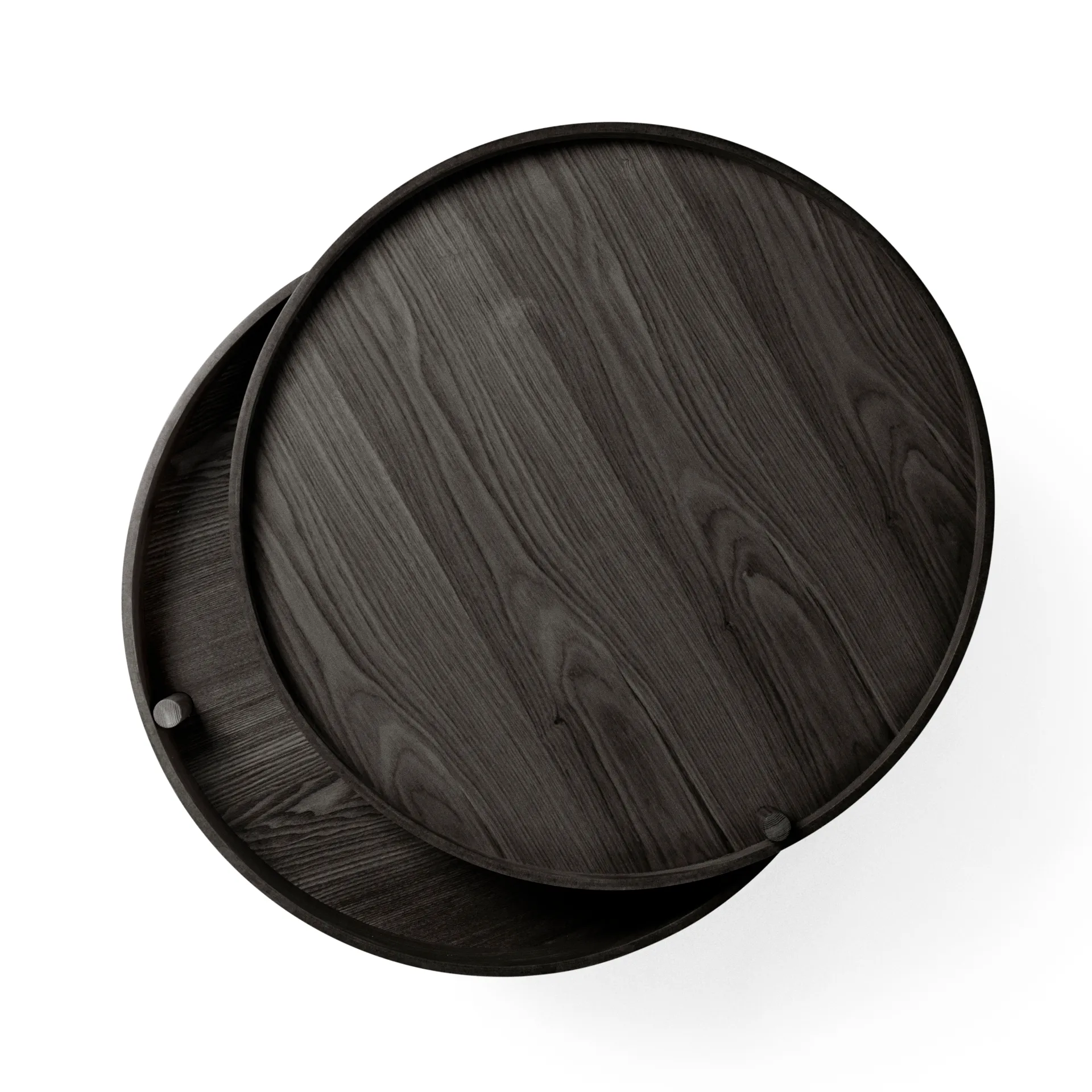 Turning bord, sortbejdset asketræ – messing Audo Copenhagen