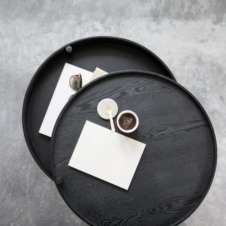 Turning bord, sortbejdset asketræ – messing Audo Copenhagen