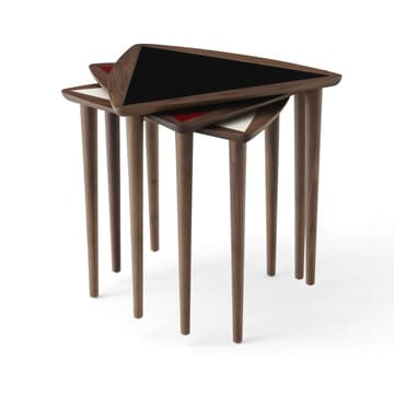 Umanoff nesting side table - Walnut/Black - Audo Copenhagen
