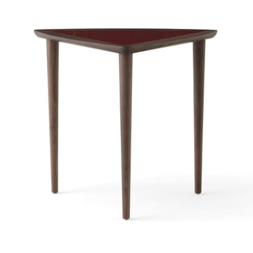 Umanoff nesting side table - Walnut/Burgundy - Audo Copenhagen