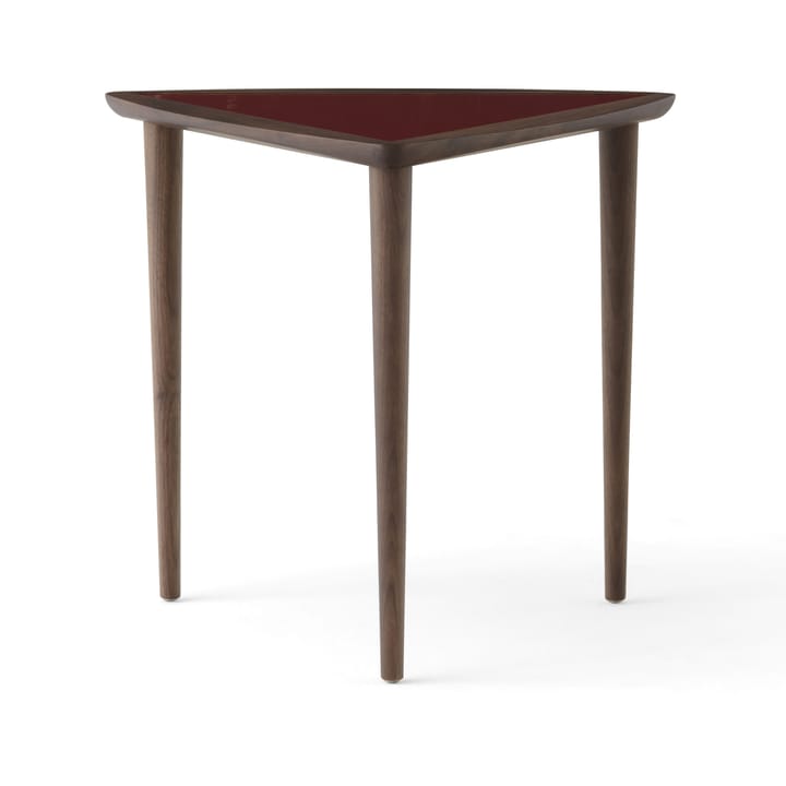 Umanoff nesting side table - Walnut/Burgundy - Audo Copenhagen