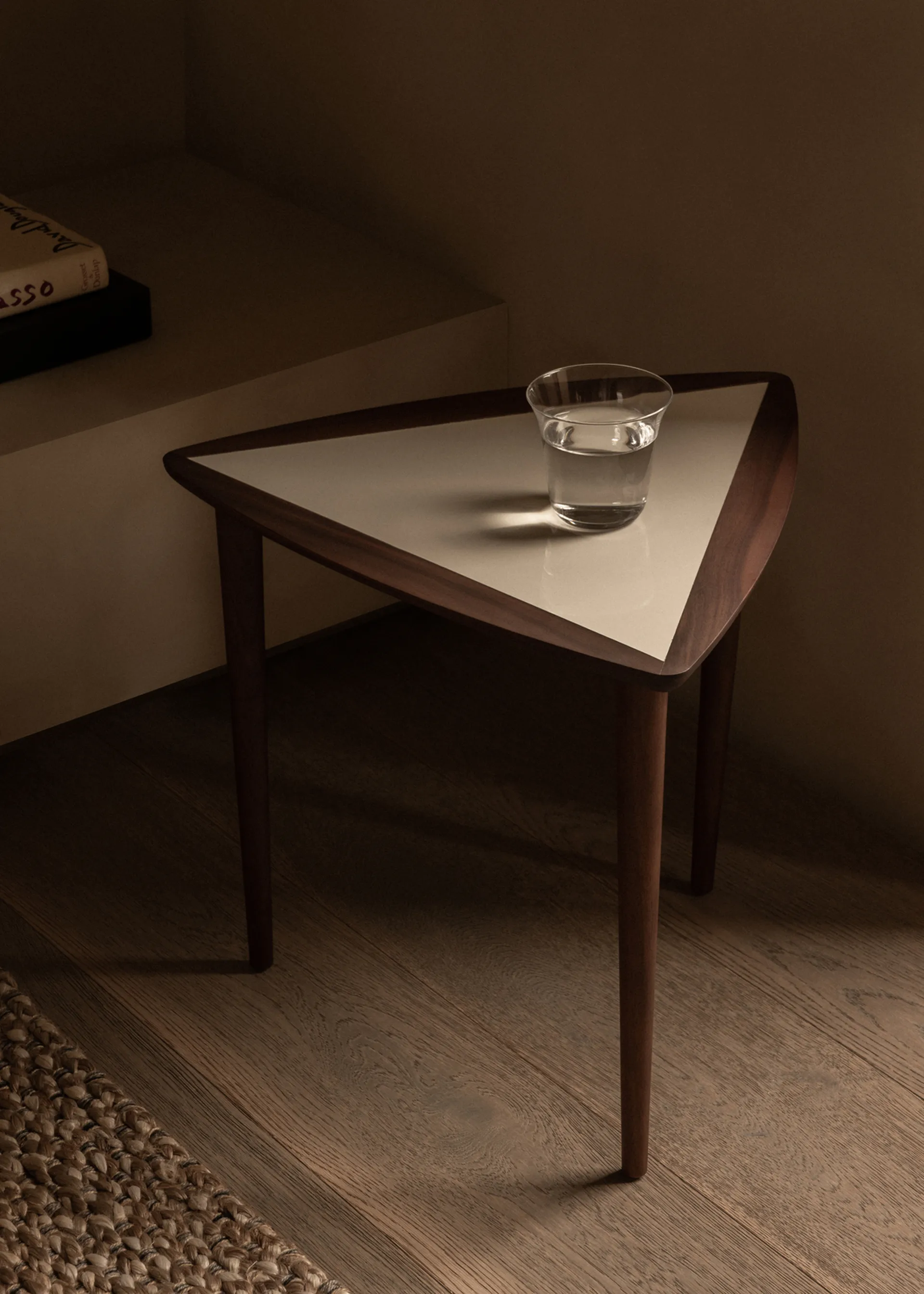 Umanoff nesting side table, Walnut/Fog Audo Copenhagen