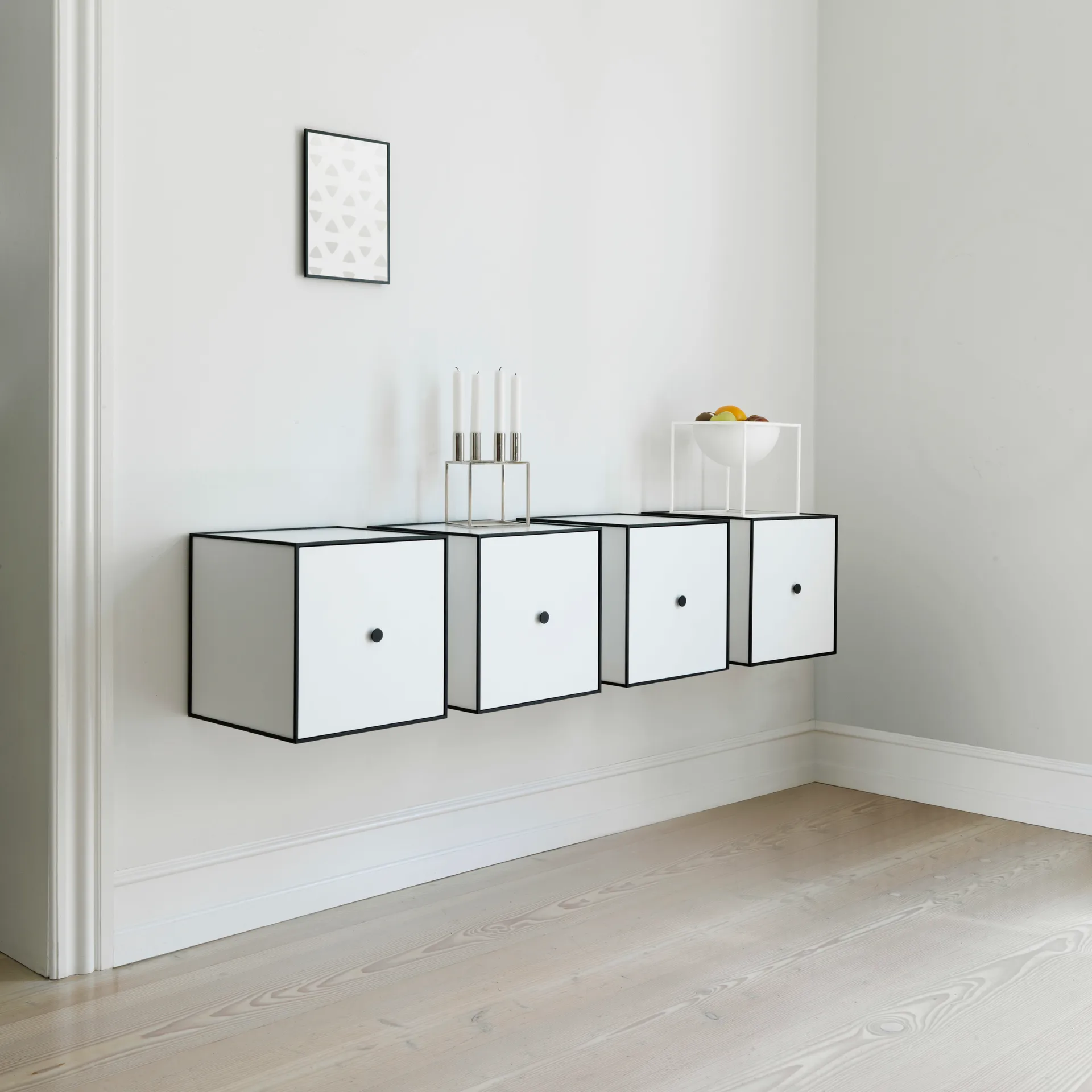 View spejl 30x30 cm, sort Audo Copenhagen