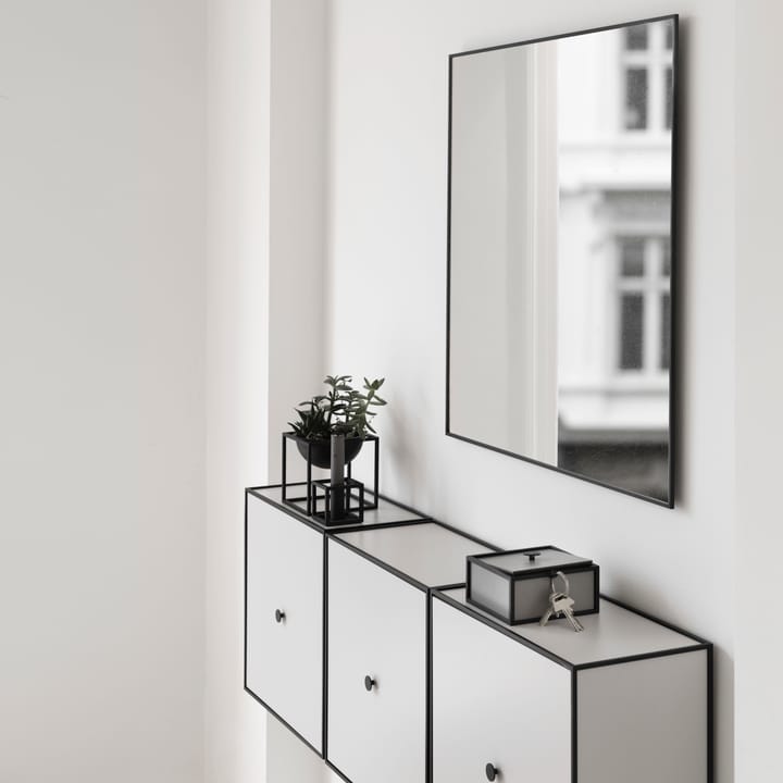View spejl 70x70 cm - sort - Audo Copenhagen