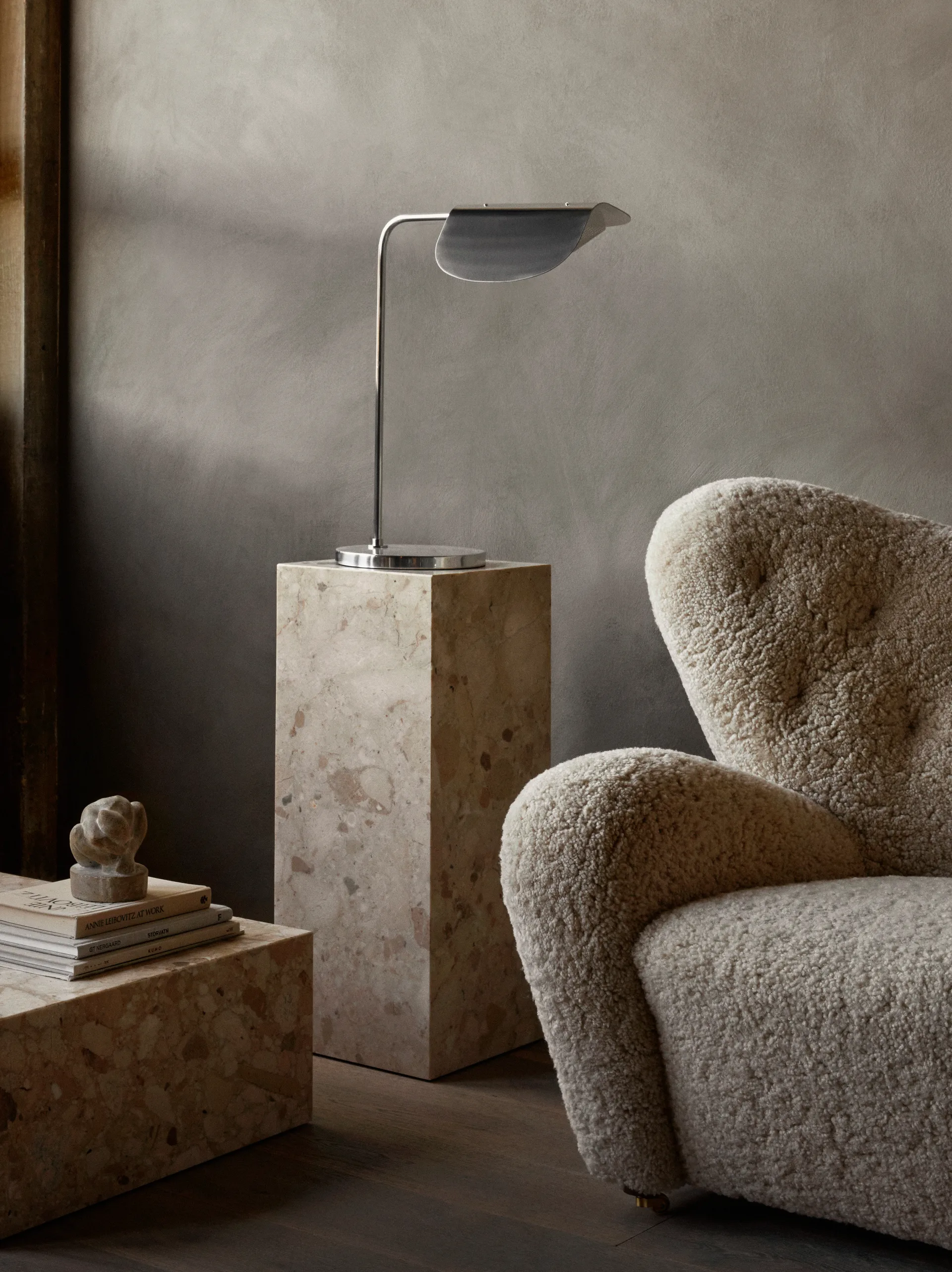 Wing bordlampe 56 cm, Aluminium Audo Copenhagen