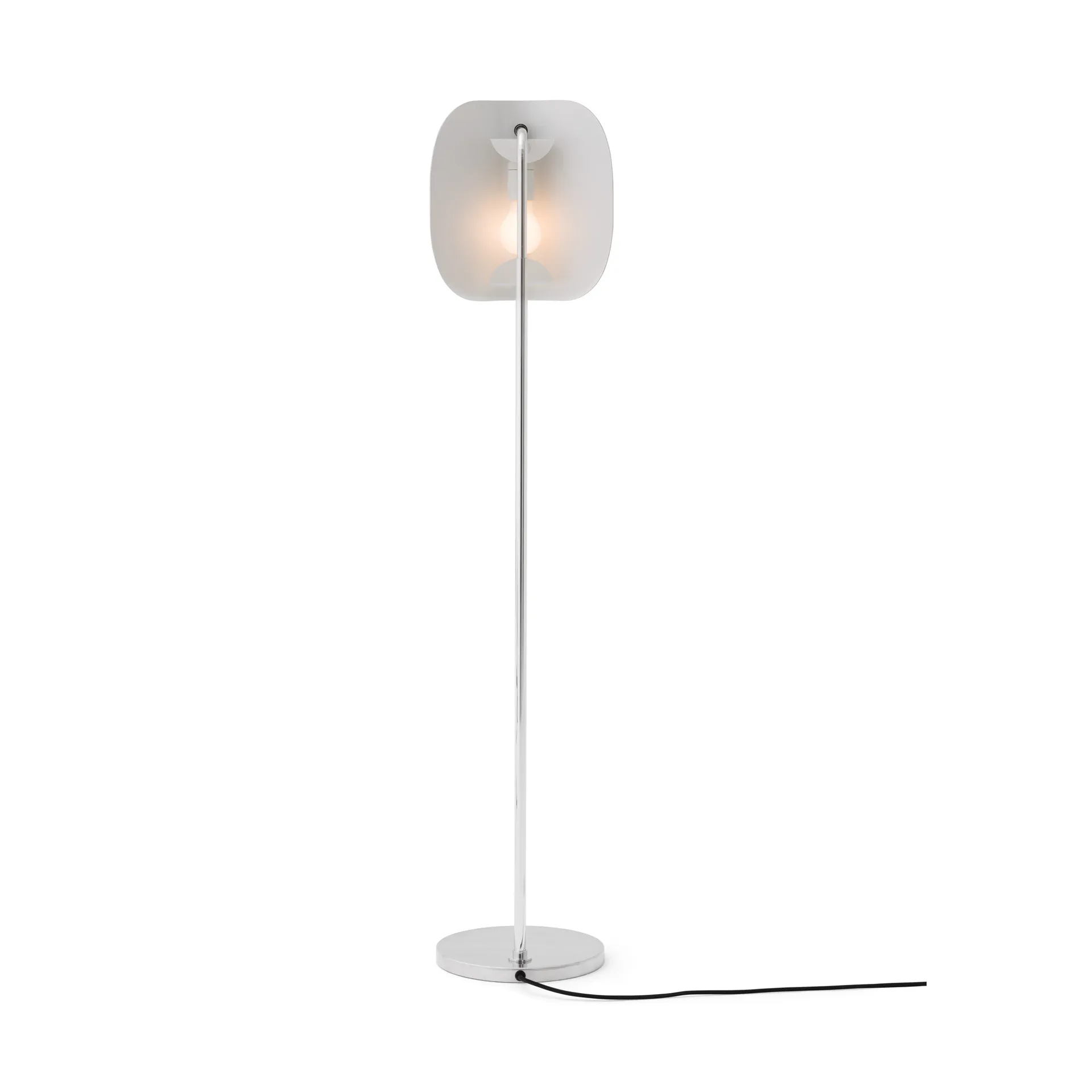 Wing gulvlampe, Polished aluminum, 115 cm Audo Copenhagen