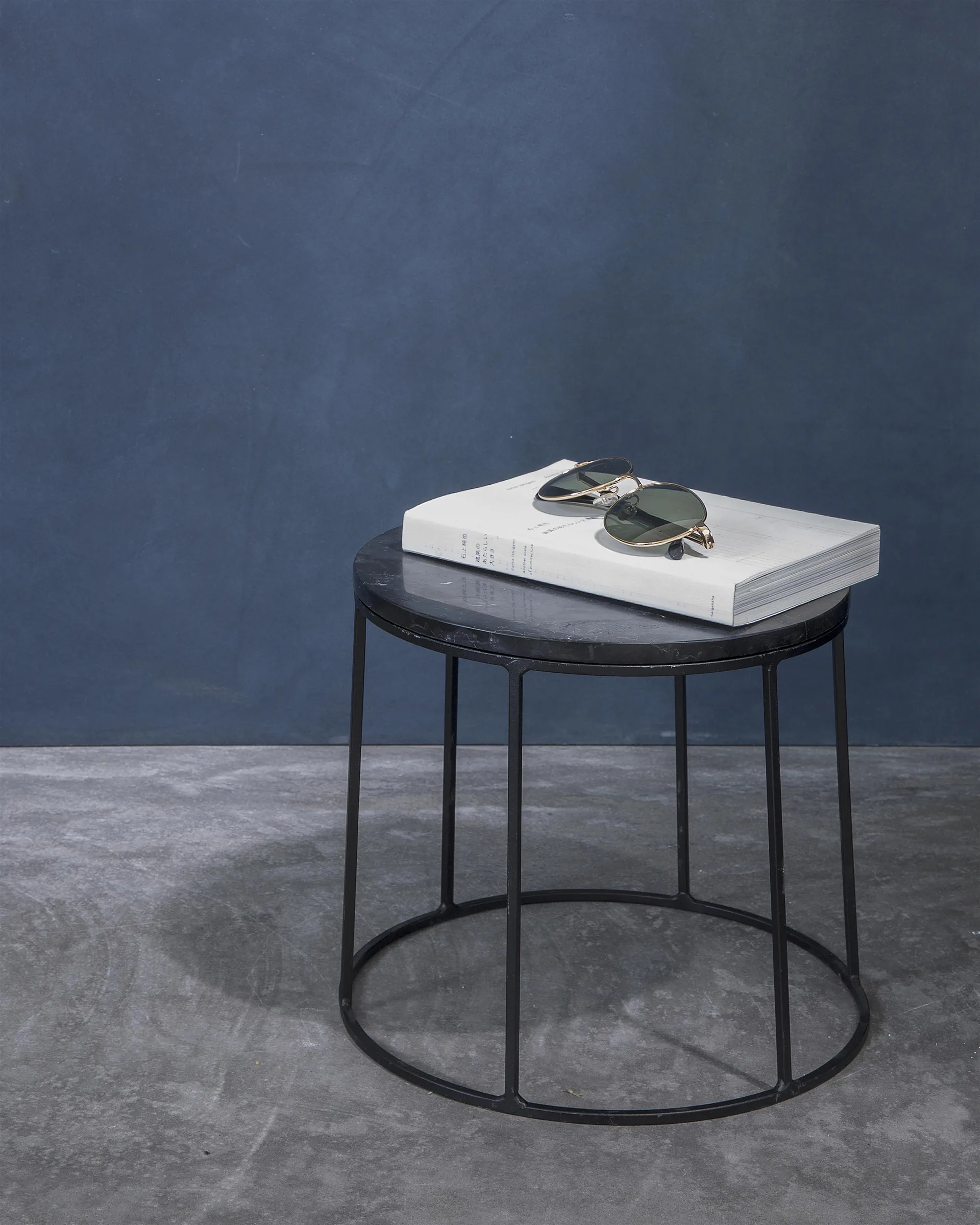 Wire table top, sort marmor Audo Copenhagen