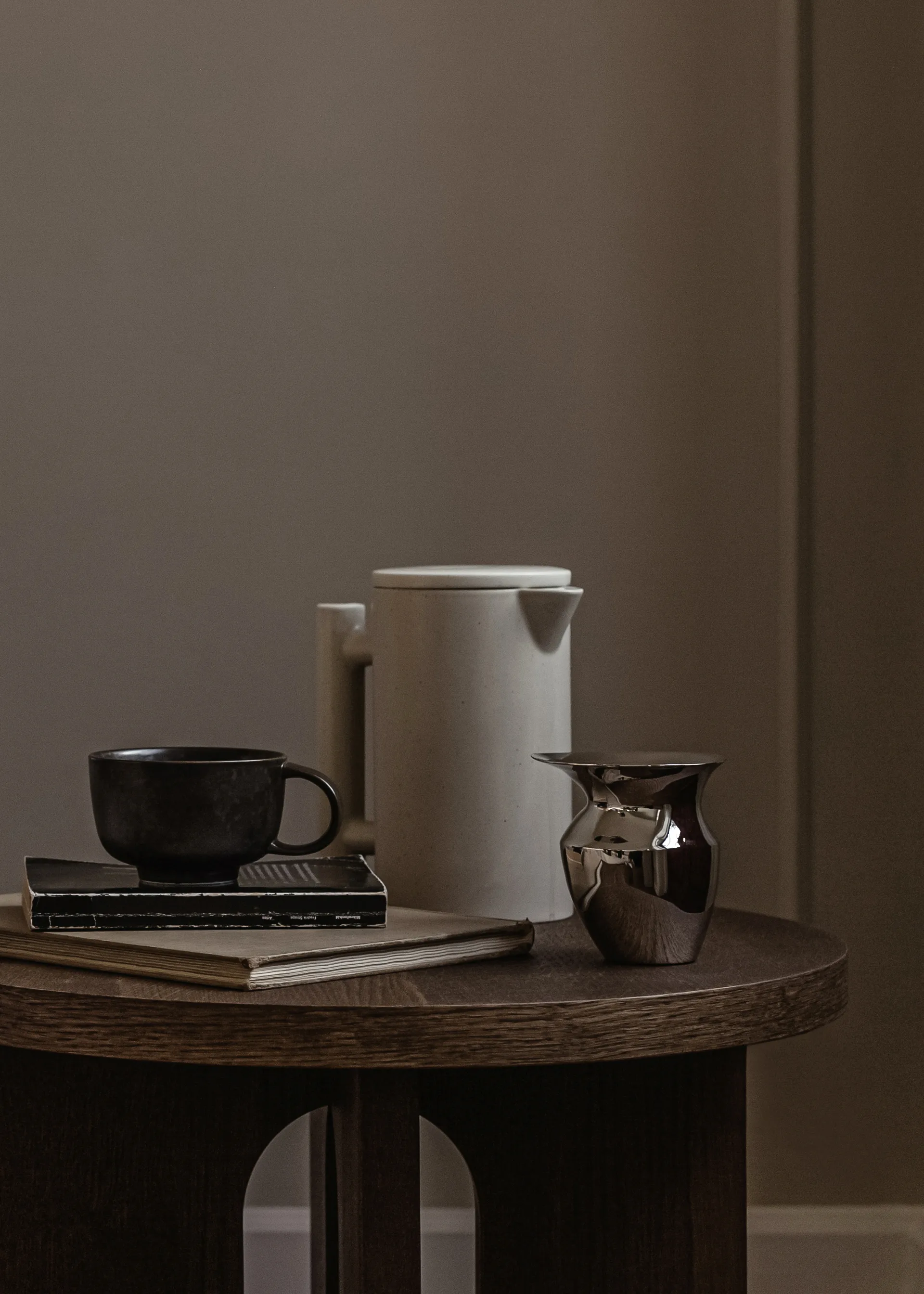Yana kaffekande 1 L, Grey glazed Audo Copenhagen