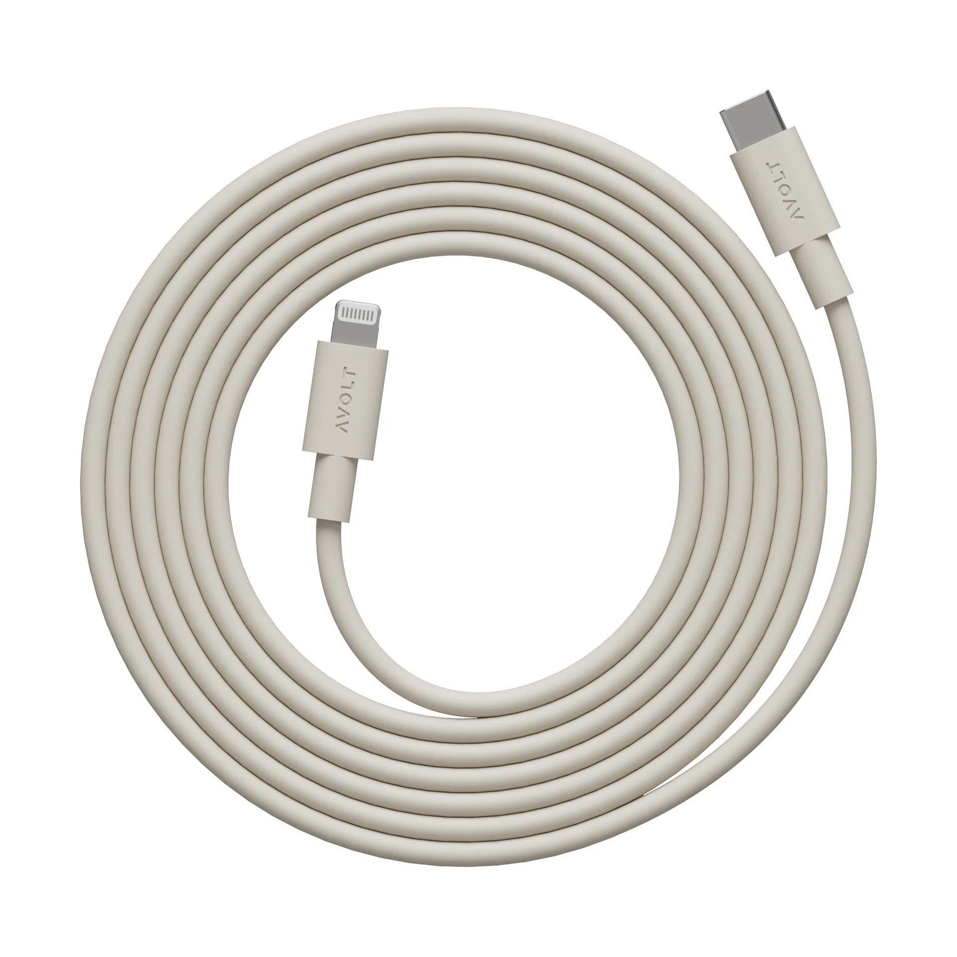 Cable 1 USB C til Lightning ladekabel 2m, Nomad Sand Avolt