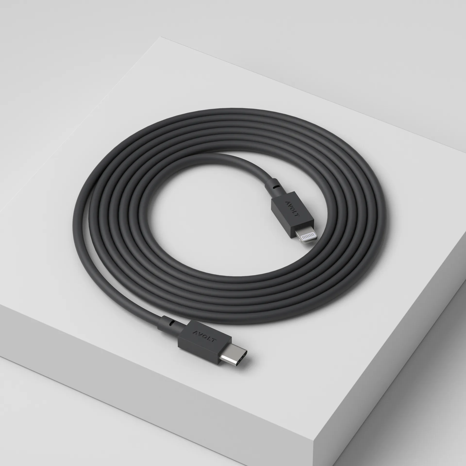 Cable 1 USB C til Lightning ladekabel 2m, Stockholm Black Avolt